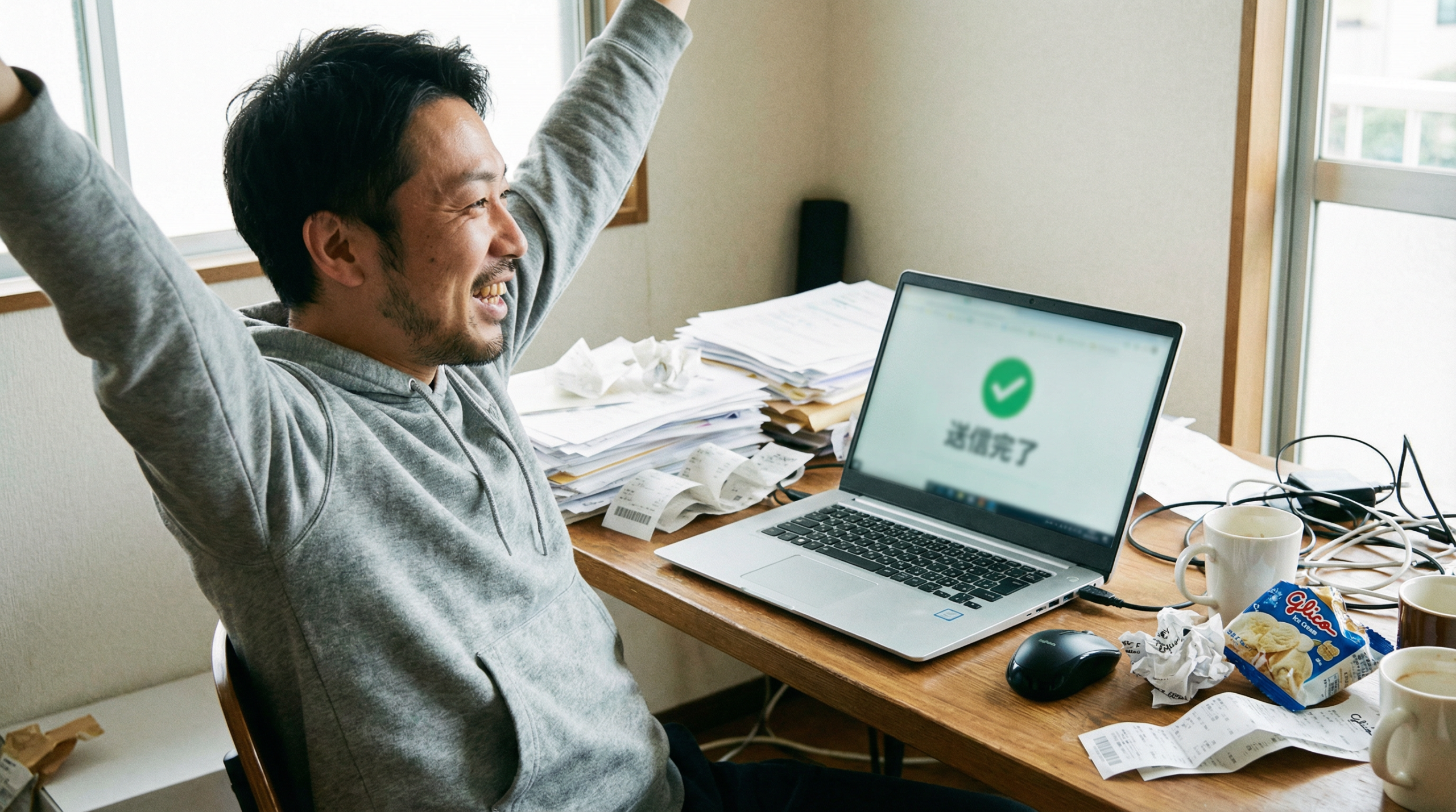 確定申告完了したフリーランス