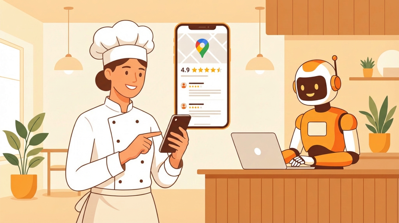 Google口コミ返信、まだ手打ち?飲食店向けAI自動化ガイド
