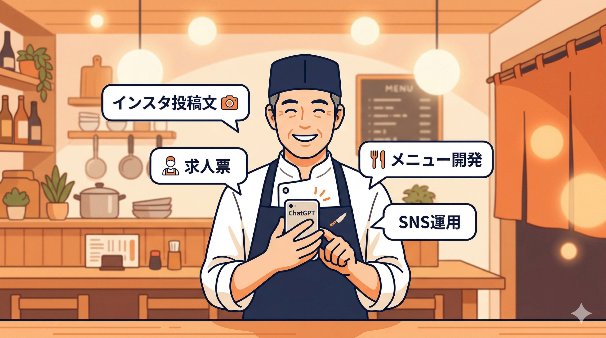 飲食店用厳選プロンプト10選